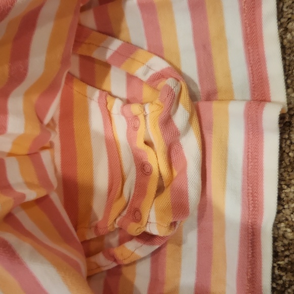 The Children's Place Pink and Yellow Striped Dress, Size 12 Months - Picture 3 of 4